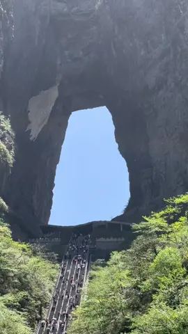 中國第一飛人，穿越恩施天門洞#湖北 #天門山 