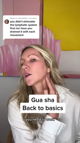 Replying to @kathie6052 thank you for pointing that out 🙏 #lymphaticdrainage #guashatips #skintips101 #skincareover40 #constructivecriticism 