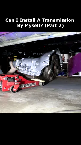Can I Install a Transmission By Myself? (Part 2) #car #mechanic #transmission