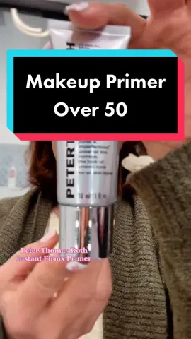 When it comes to #makeupformatureskin I look for a #blurringprimer to smooth out my fine lines and wrinkles. I find the #firmxprimer by @peterthomasrothofficial works really wrll, as long as you apply it properly. #makeupover40 #makeupover50 