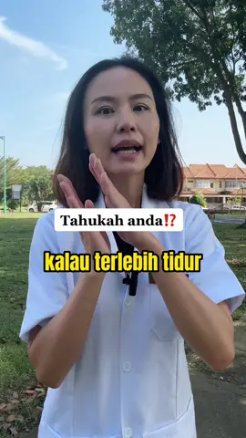 Jangan terlebih tidur 😴😴‼️ #tidur #sleep #tahukahanda #LearnOnTikTok #fyp 