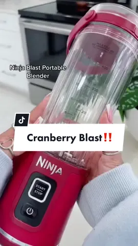 Get the Ninja Blast™ in “Cranberry” in our bio today. ❣️ Take Ninja blending power with you wherever you go with this cordless, hand-held design. #NinjaKitchen #NinjaBlast #smoothietiktok 