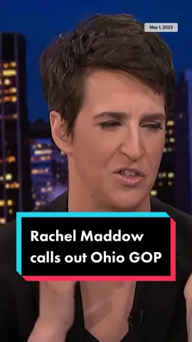 Rachel Maddow says Ohio Republican legislators should be concerned by who's cheering on their actions in the state.
