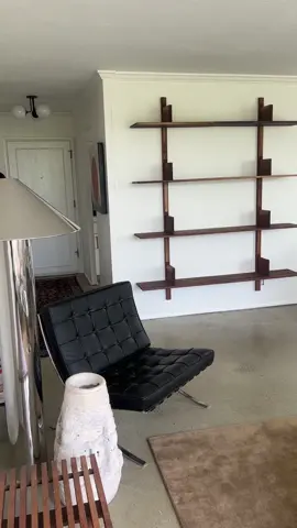Custom shwlving inspired by Pierre Chapo :) #homedecor #customfurniture #midcenturymodern #hometour 