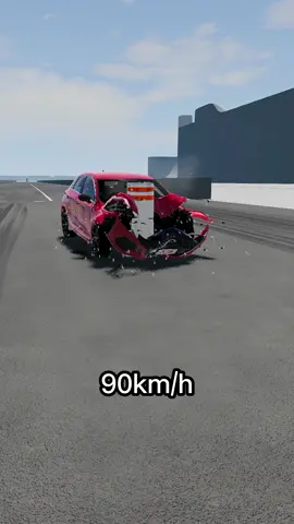 every speed increases the chance of surviving #beamng #beamngdrive #beamngcrash #fyp
