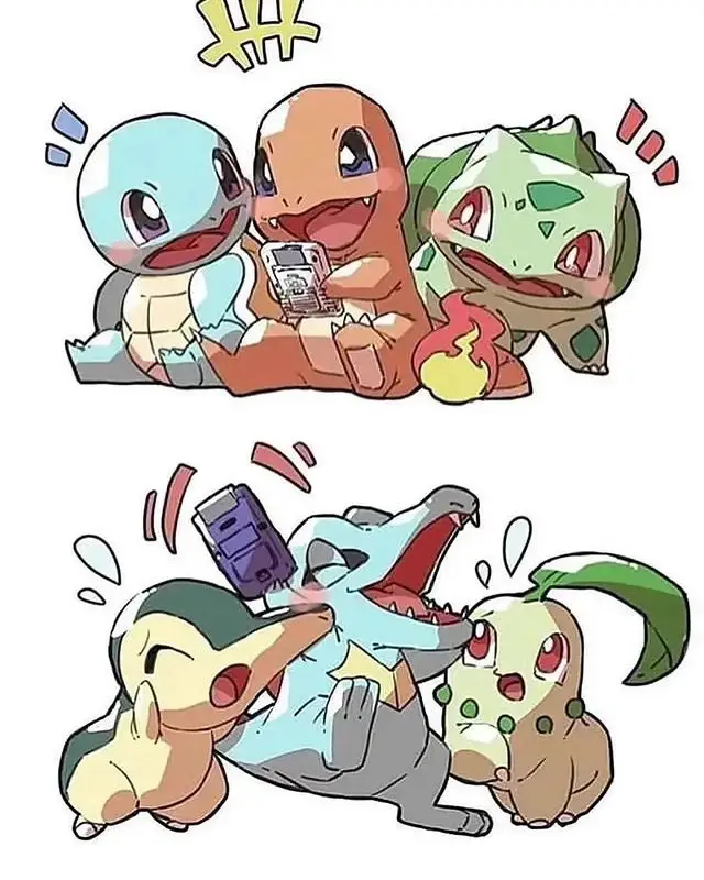 Which Pokémon gen is your favorite of all time🤔👀Artist is lovemokunae❤️ #pokecenter #pokemon #pokemonstarters #videogame #charmander #bulbasaur #gameboy #ds #nintendo #switch #nostalgia 