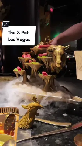 Luxuxry Hotpot at @The X Pot #xpot #lasvegas #michelin #thevenetian #wagyu #vegas #lasvegas 