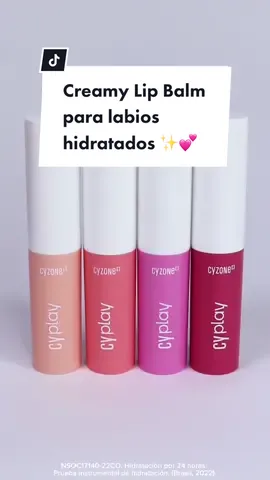 Con el NUEVO Creamy Lip Balm Cyplay de Cyzone tu labios se van a sentir ESPECTACULARES por un precio increíble 😉 3 beneficios en 1: Hidratación por 24 horas, protección FPS12 y un toque de color 🌈 Encuéntralo en nuestra página web cyzone.com o a través de tu consultora favorita 🫶 #Labial #labiales #maquillajenatural #maquillaje #cyplaycyzone #lipbalm #labioshidratados #labiosnaturales #balsamolabial #hidratacion #skincare #balsamosdelabios #hidratantedelabios #naturalmakeup 