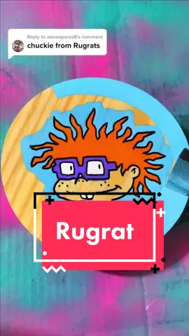 Replying to @alanesparza8 Rugrats wood art #satisfying #satisfyingvideo  #asmr #metgala