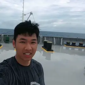 Sóng đánh phủ kín boong tàu #tiktok #minhthuythu 