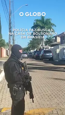 Polícia faz buscas na casa de Bolsonaro em Brasília #jornaloglobo #tiktoknotícias #operação #bolsonaro #vacinação