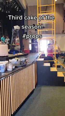 This prop/set piece is for Singing in the rain. A clear example of the blurry boundaries between props and sets. #techweek #stagecraft #musicaltheatre #setdressing #props #theater #singingintherain #creativity #fyp 