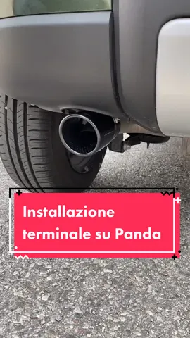 New exhaust TRX/21N on Fiat Panda 4x4 by Simoni Racing . . #exhaust #terminale #tutorial #stockisboring #simoniracing #fiatpanda #panda4x4 