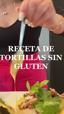 Receta de tortillas saludables para tacos/wraps sin gluten🫶🏻 #almuerzosaludable #glutenfree #fypシ #tacos #foodies #recetasfaciles 