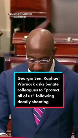 Democratic Georgia Sen. Raphael Warnock urged his colleagues on the Senate floor to 