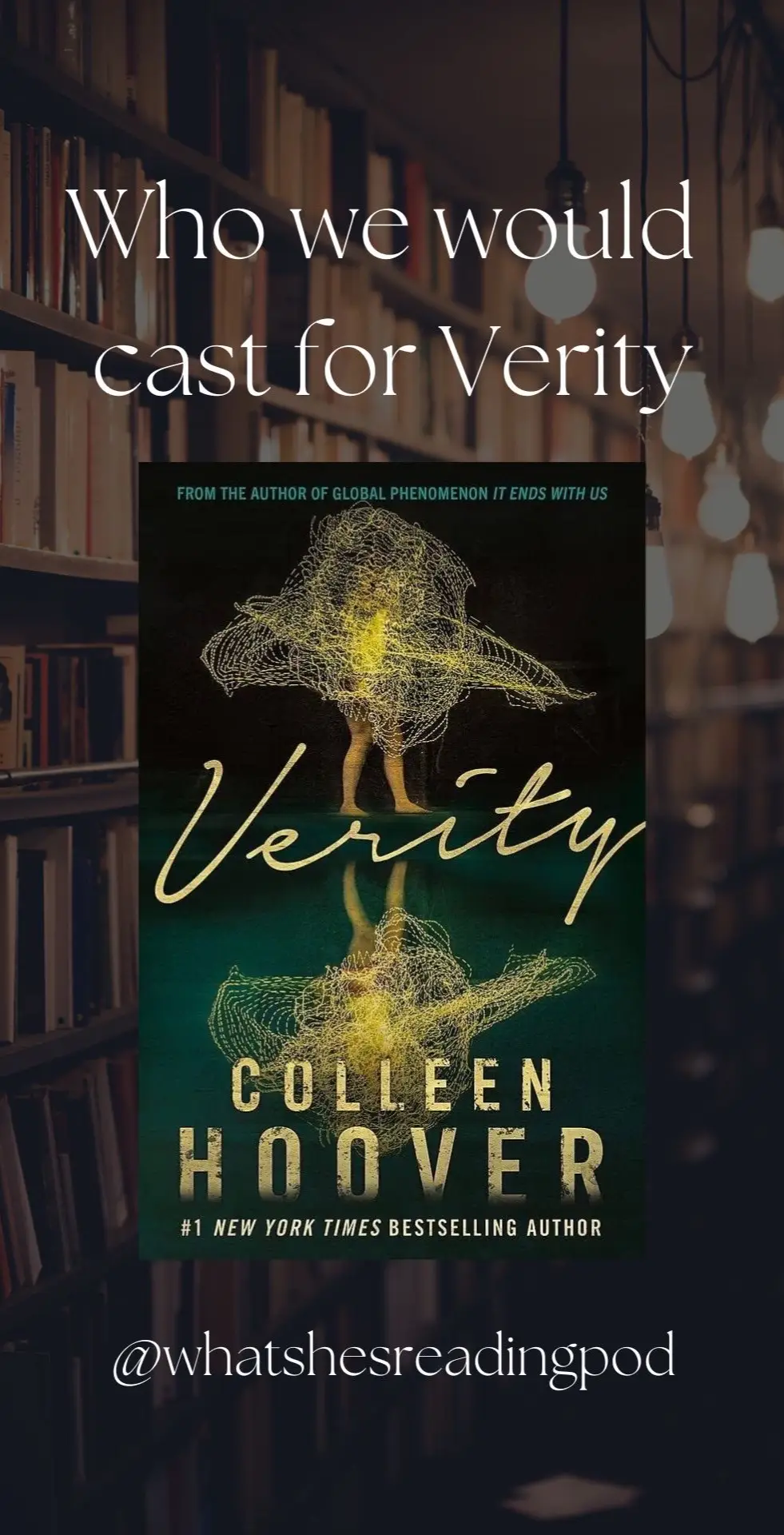 Tell us what you think!! #verity #colleenhoover #fancast #BookTok #bookclub #podcast #bookish 