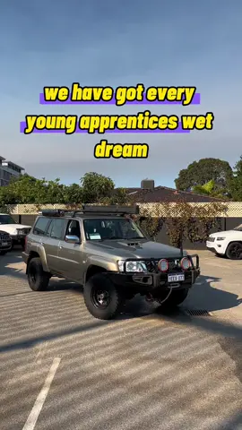 Every Apprentices wet dream.. turbo deisle patrol 😈 #nextride #australia #patrol #nissanpatrol #4x4 #4x4offroad #4x4life #australia #aussiethings #camping #beachvibes #cartok #cartiktok #carguy #deisel #turbo #fyp #jdmcarsoftiktok #jdmcars #jdmhub #offroad #offroad4x4 #offroading #meme #carguy #offroadoutlaws #offroadtiktok 