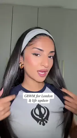 grwm to film a podcast today in ldn & also a lil life update🩶 all products used are linked  #grwm #lifeupdate #MakeupRoutine #browngirlmakeup #makeuptutorial #esteelauder 