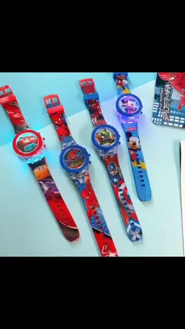 glowing watch #watch #hellokitty #spiderman #kids #tiktokshopph #fyp 