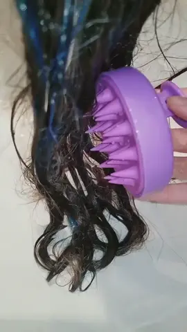 Hair Scalp Massager Shampoo Brush😍 This scalp scrubber with long silicone bristles can easily penetrate your thick hair, distribute shampoo to reach hair roots, and clean the scalp deeply.  #beautytips #beautyshop #hairtutorial #scalpcare #massagebrush #selfcareroutine #BeautyTok 