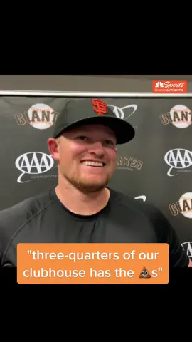 Logan Webb was very candid about some of the challenges the Giants faced on their road trip in Mexico City 💩😅😬 [via @NBC Sports Bay Area & CA] 