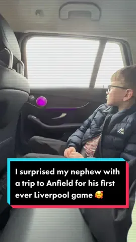 I took my nephew to Anfield to watch his first ever Liverpool game. What a special day we had together watching #LFC’s 4-3 win over Tottenham. #liverpoolfc #anfield 