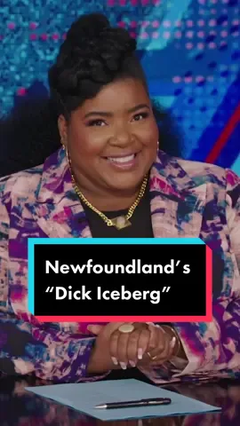 Newfoundland may have found the REAL North Pole. @Dulcé Sloan #DailyShow #comedy #iceberg 