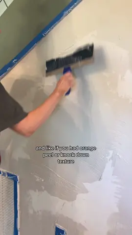 This is not a safe space for textured walls. #skimcoating #jointcompound #fixingtexturedwalls #DIY #homeproject #drywall #homeimprovement 