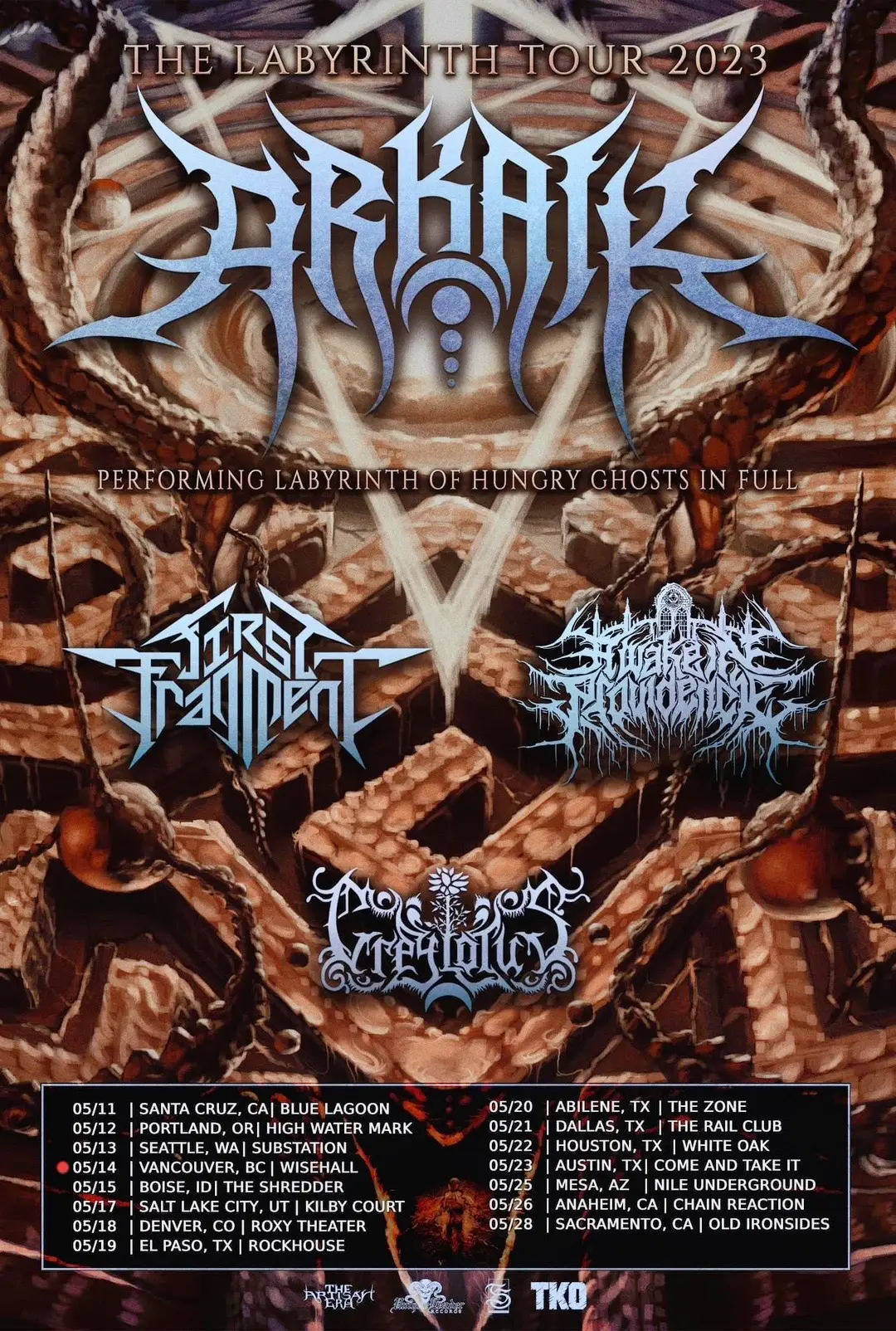 Upcoming concerts for me, desperately need to find a new job so its been rough with so much coming up at once #metal #metalconcert #deathmetal #powermetal 