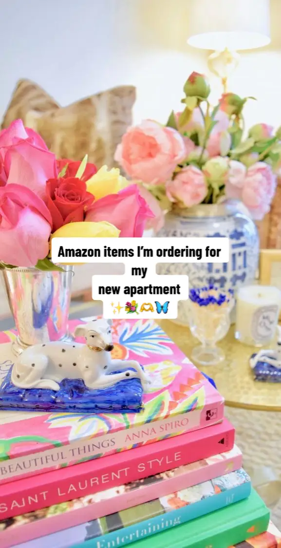 Im so excited to decorate my new apartment! Ill link all of these in my Amazon Storefront! #amazon #amazomstorefront #amazonfinds #grandmillenial #chinoiseriechic #chinoiserie #books #bookstack #bookends #grandmillennialdecor 