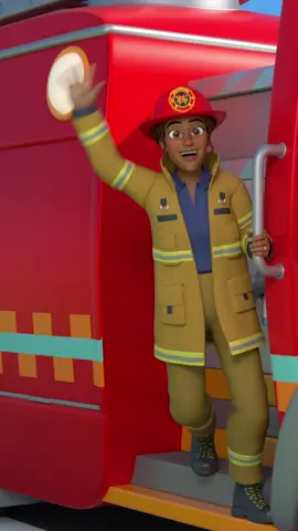 Nina’s mom is a real life super hero! 👩🏾‍🚒🔥🚒 #nationalfirefighterday #firefighter #supermom #firesafety #momlife #workingmom #cocomelon 