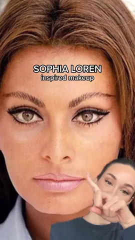Sophia Loren inspired makeup 🎬 Products: @REFY brow sculpt @makeupbymario master mattes eyeshadow palette @nyxcosmetics_uk jumbo eye pencil in milk @Eyeko Cosmetics black magic eyeliner @L’Oréal Paris telescopic lift mascara @Charlotte Tilbury lip cheat pillow talk medium @Too Faced cloud crush blush #sophialorenmakeup  #sophialoren  #makeup #Eyeliner #makeuptutorial 