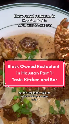 Black Owned Restaurant in Houston: Taste Kitchen and Bar #tastekitchenandbar #houstoneats #houstonrestaurants #houstondinner #houstonbrunch #foodiesofhouston #fyp #foodietiktok #blackownedrestaurants 
