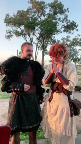 I cant remember to context when we filmed this so give us a scenario in the comments 😂 #larp #renfaire 