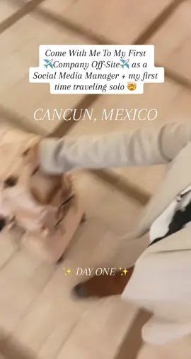 My first company work trip to Cancun 🥹😭 Documented my entire trip and this was such a blessing ✈️🏝️ #socialmediamanager #marketing #worktrip #dayinmylife #dayinthelife #comewithme #SMM #minivlog #travelvlog #Vlog 