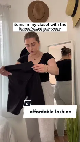 low cost per wear = something you wear a ton!! 🥰 #costperwear #affordableclothes #affordableoutfits #affordablefashion #clothes #fashion 