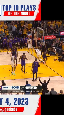 NBA Top 5 Plays Of The Night | May 4, 2023💯 #NBA #nbaplayoffs #nbaplayoffs2023 #nbahighlights🏀 #tiktoknba #lakersnation #warriorsbasketball #lebronjames #stephencurry #geeknba
