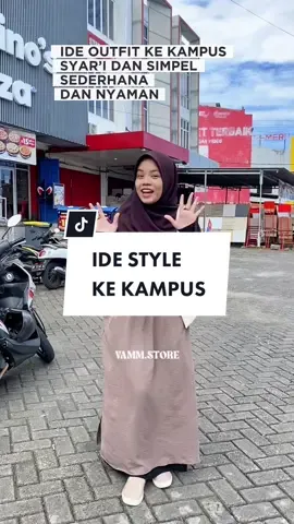 Ide Outfit Ke Kampus untuk Muslimah ✅🧕  #ideootdcewek #ootdsyaristyle #stylekekampus #outfitkekampus #ootdmuslimahkekinian 