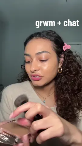 grwm + chatting about my fear of flying alone🫠 #grwmroutine #grwmmakeup #chitchatgrwm #fypシ #makeup 