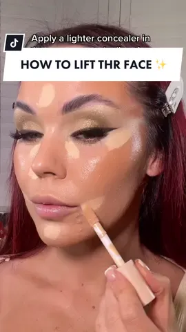 How i get that ✨ lift ✨ aka faking a face lift! 🤣 #fyo #mua #contouringhacks 