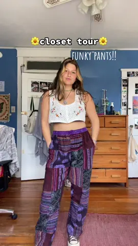 funky pants!! jeans are lame 