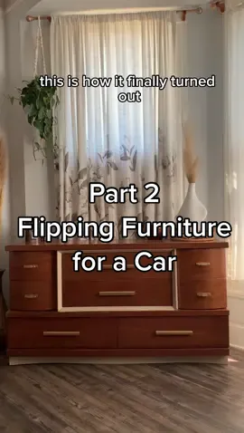 Part 2 | Flipping Furniture to Buy Myself a Car 🚘 Total saved up so far $710 #sidehustle #furnitureflip #savingup #car 