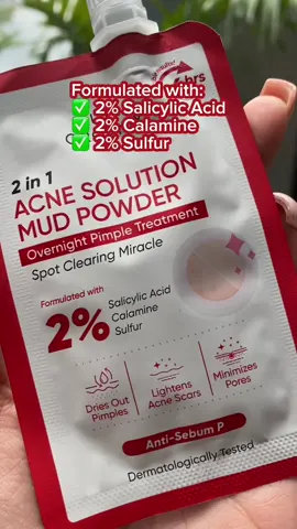 Get to know our newest product! Acne Solution Mud Powder 😍 #LuxeOrganixPH #fyp 