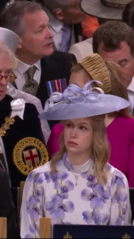 The Lady Louise Mountbatten-Windsor arriving at Westminster Abbey for the #Coronation 