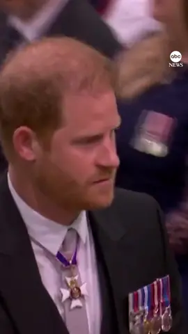 Prince Harry, Duke of Sussex, arrives at Westminster Abbey for the coronation of his father, King Charles III. #princeharry #coronation #kingcharles #royalfamily #britishmonarchy #news