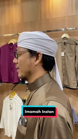 Peci Imamah Instan Siap Pakai 👳🏼‍♂️ #sorban #imamah #peciimamah #peciputihh 