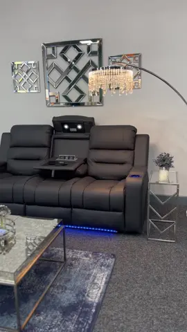 Introducing our top of the range Siena Cinema Sofa! 😍 Available to order now ❤️‍🔥  #thesofashop #cinemasofa #fyp #fypage #foryoupage #viralvideo #follow #tss #reclinersofa #cinemaroom #showroom #recliner #electricreclinersofas #ledlights 