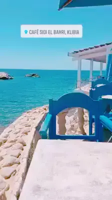 #مقهى_سيدي_البحري #مدينة_قليبية_تونس 