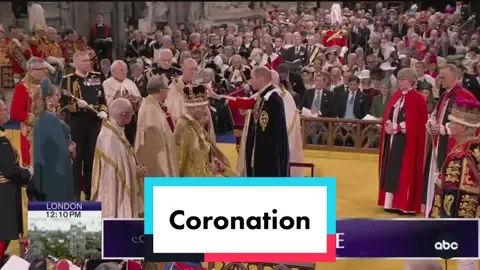 Prince William kisses father, King Charles III, while paying homage to him during coronation