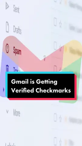 #Gmail is joining the #verified checkmarks craze. #tech #gmailnewfeature #meta #metaverified #verification #twitter #techtok #gmailaccount #bluecheckmark #gmailverification 